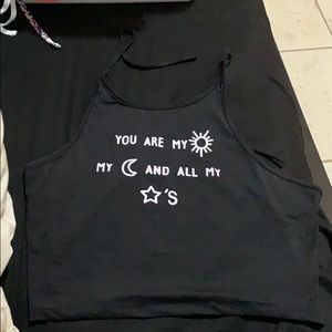 Moon & stars halter top